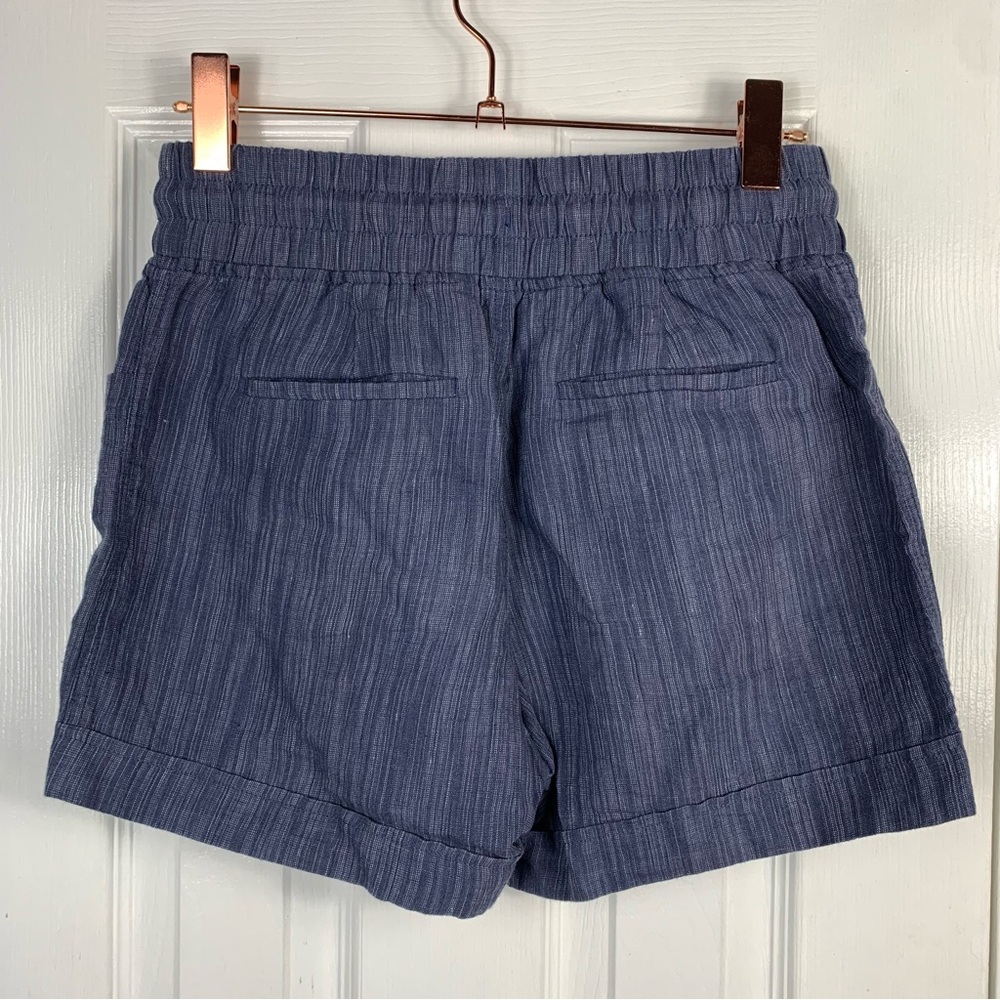 Athleta Cabo Linen Textured 4” Shorts Size 0 - Picture 2 of 4